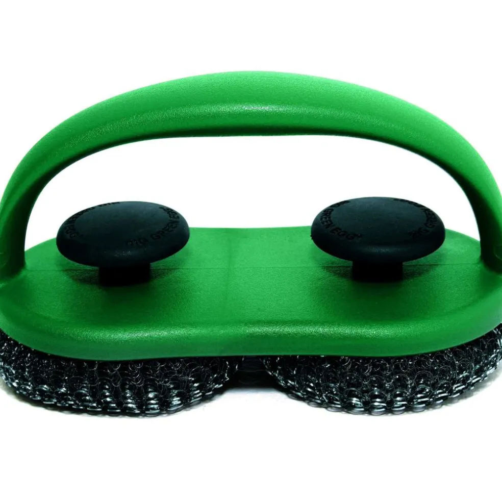 Big Green Egg Dual Brush Grid Scrubber reinigingsborstel