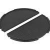 Big Green Egg  Halve maan plancha grillplaat Large
