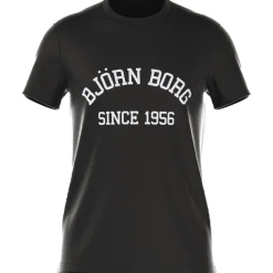 Björn Borg Borg Essential tennisshirt heren black beauty