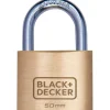 Black & Decker  Standaard hangslot messing 50 mm