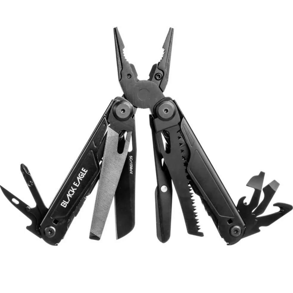 Black Eagle Yukon multitool midnight black