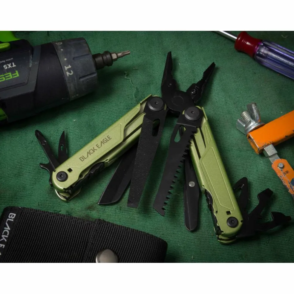 Black Eagle Yukon multitool forest green