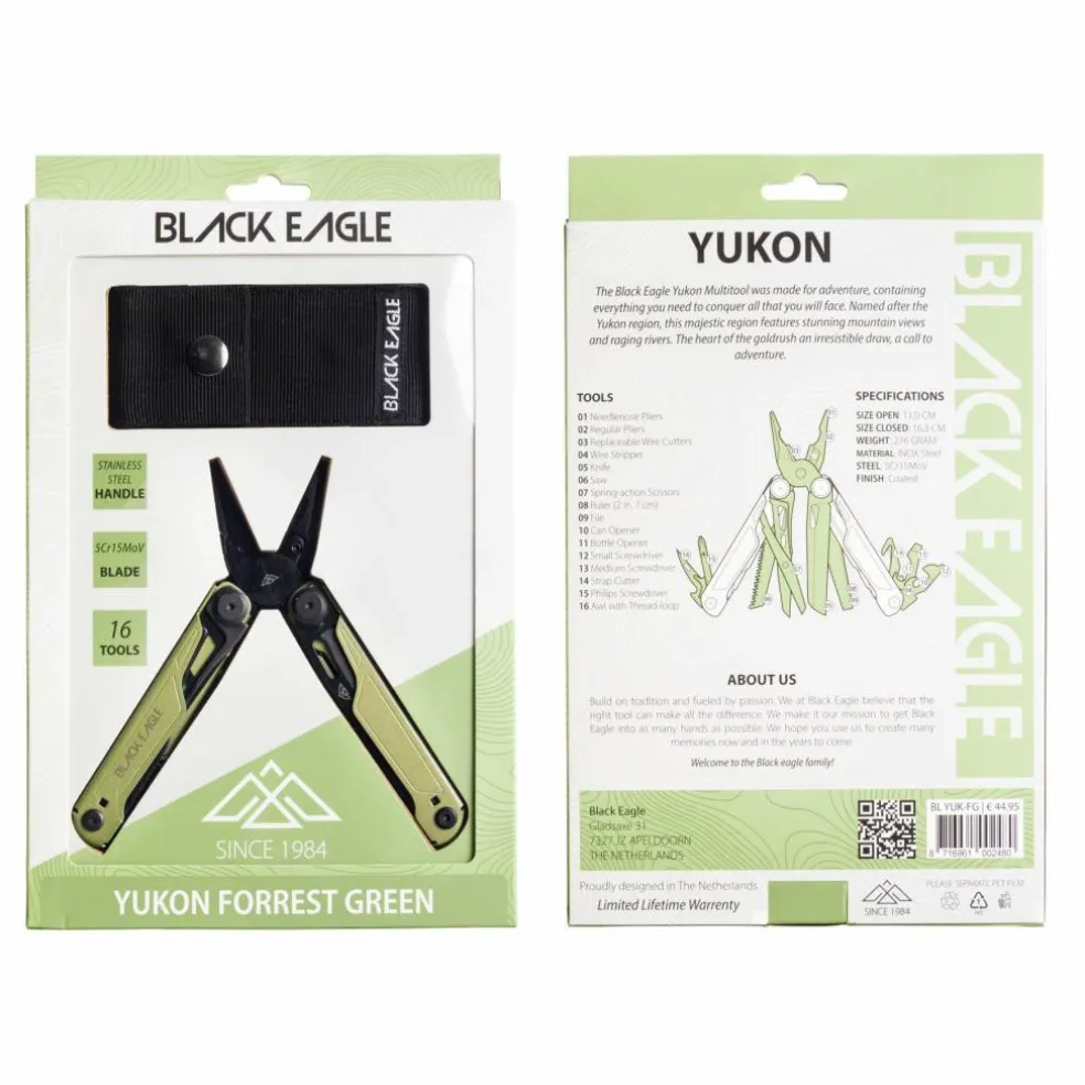 Black Eagle Yukon multitool forest green