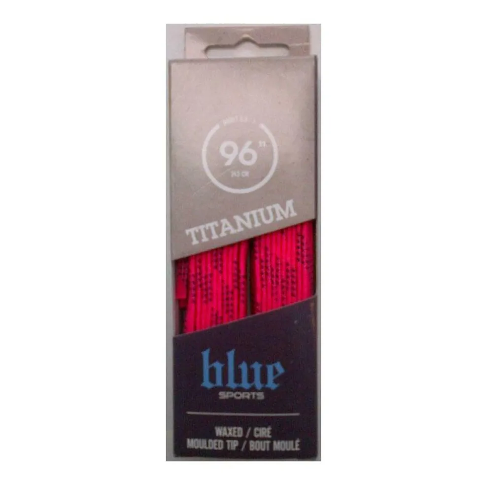 Blue Sports Titanium Wax veters neon pink