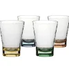 Bo-Camp Arbois drinkglas 350 ml multicolour 4-pack