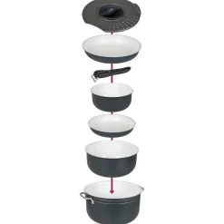 Bo-Camp Camping pannenset ceramic 7-delig