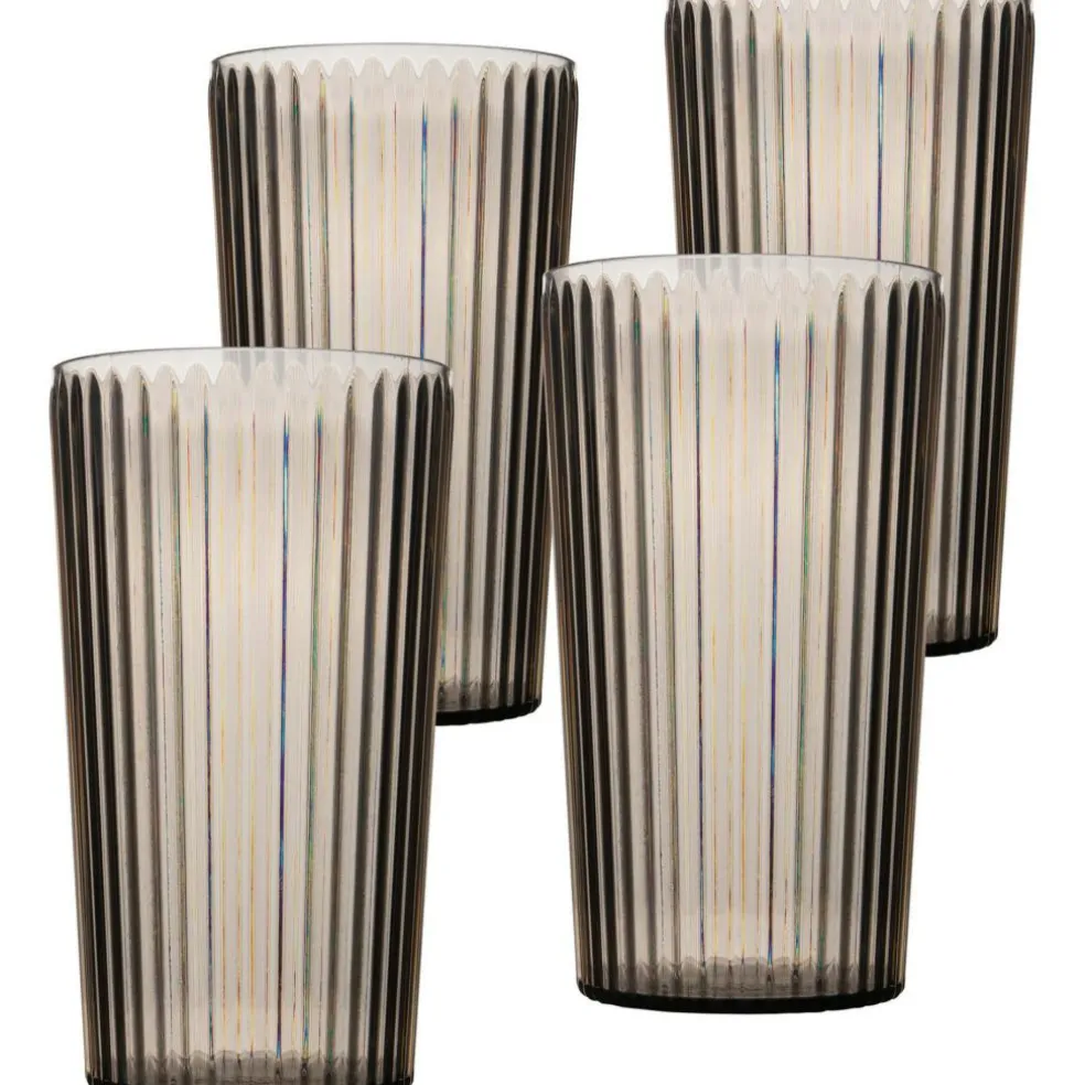 Bo-Camp Nomad drinkglas 480 ml grey 4-pack