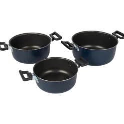 Bo-Camp Rondo pannenset 3-delig aluminium