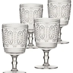 Bo-Camp Sicilian wijnglas 300 ml transparent 4-pack