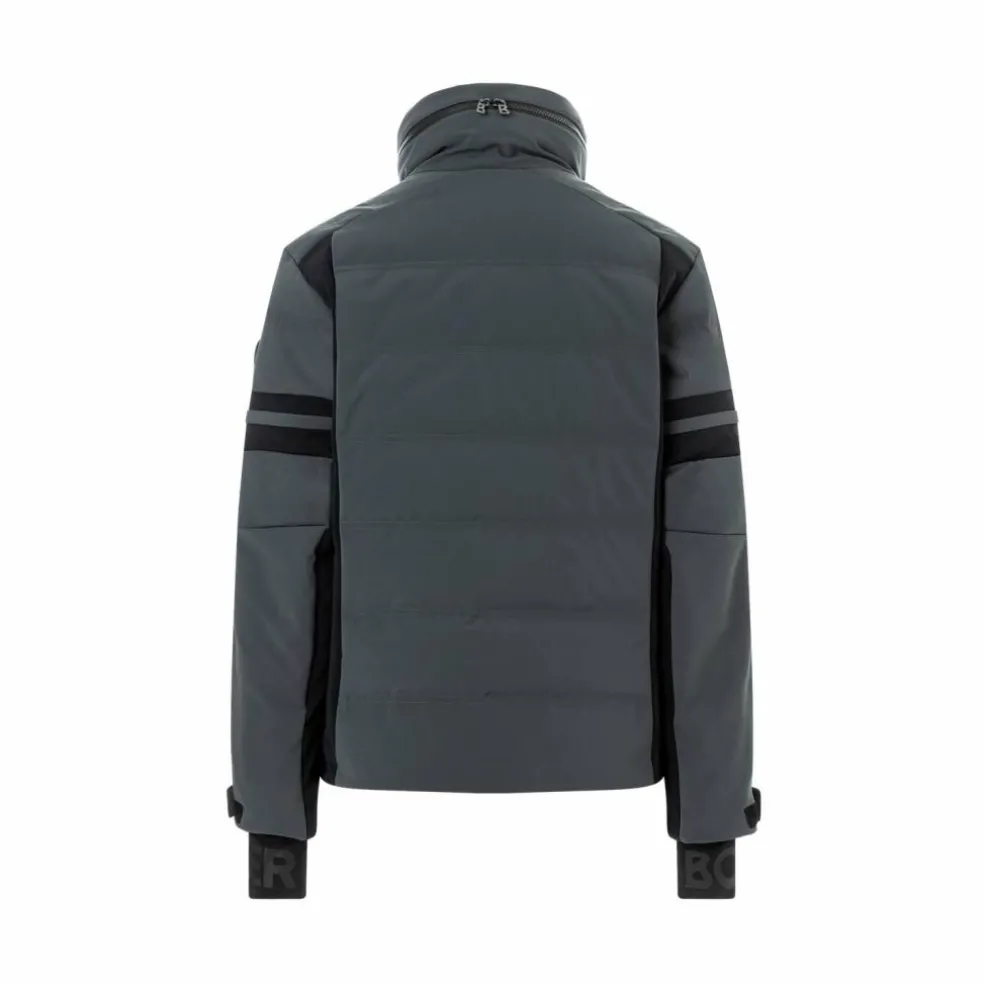 Bogner Minho softshell winterjas heren darkgrey black