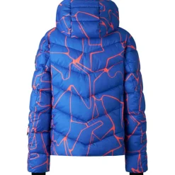 Bogner Saelly winterjas dames amparo blue orange