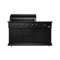 Boretti Luciano buitenkeuken black inclusief koelkast