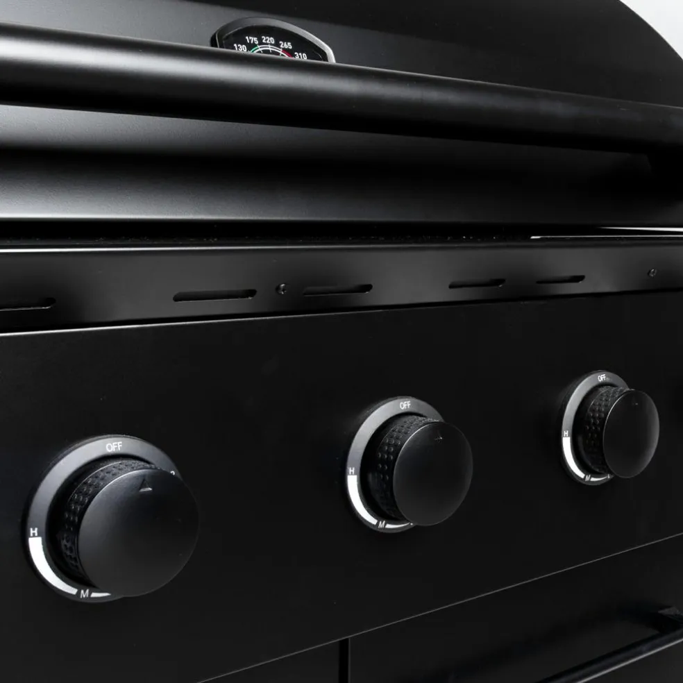 Boretti Luciano buitenkeuken black inclusief koelkast