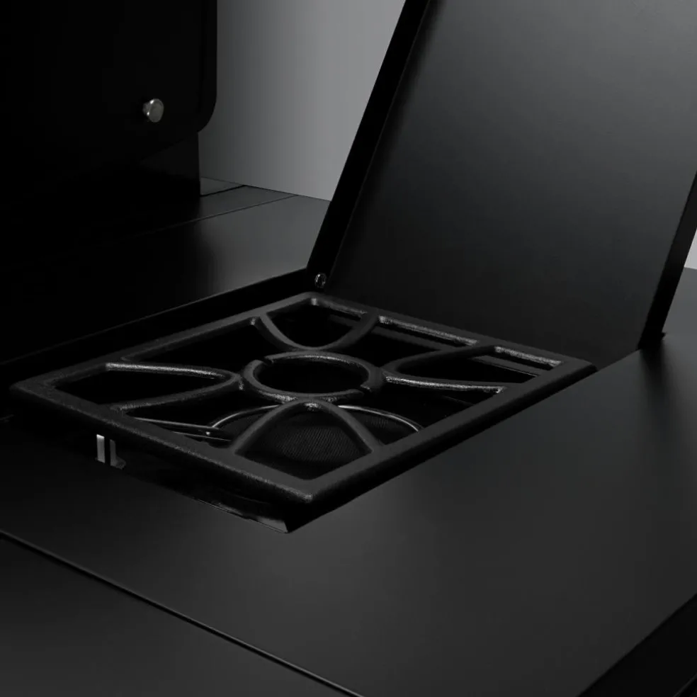 Boretti Luciano buitenkeuken black inclusief koelkast