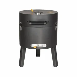 Boretti Tonello houtskoolbarbecue black