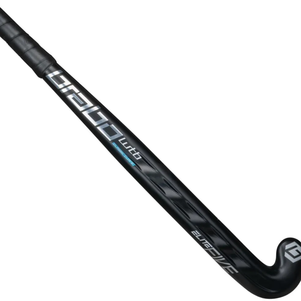 Brabo Elite 5 Carbon WTB Classic Curve hockeystick black white