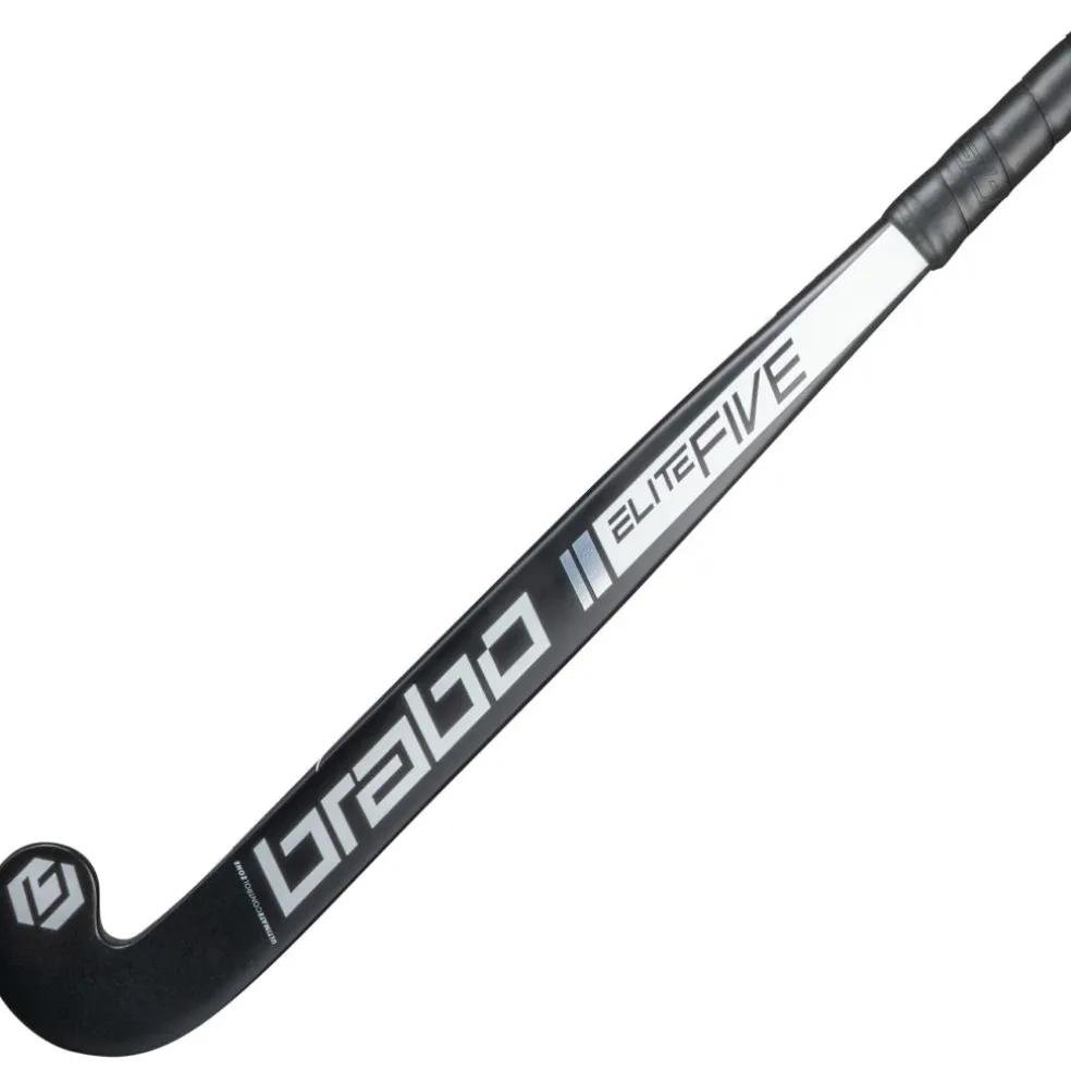 Brabo Elite 5 Carbon WTB Classic Curve hockeystick black white