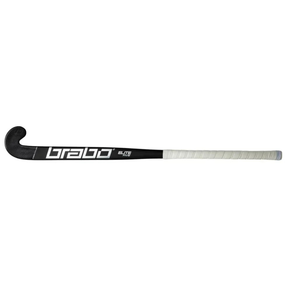 Brabo Elite 5 Carbon WTB Low Bow hockeystick black silver