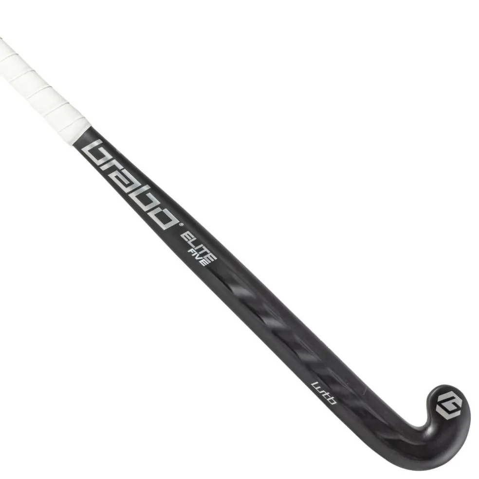 Brabo Elite 5 Carbon WTB Low Bow hockeystick black silver