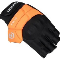 Brabo Elite Pro Player hockeyhandschoen orange grey