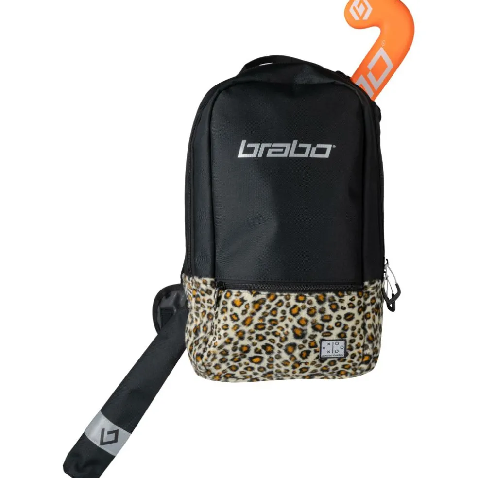 Brabo Fun hockeytas leopard black