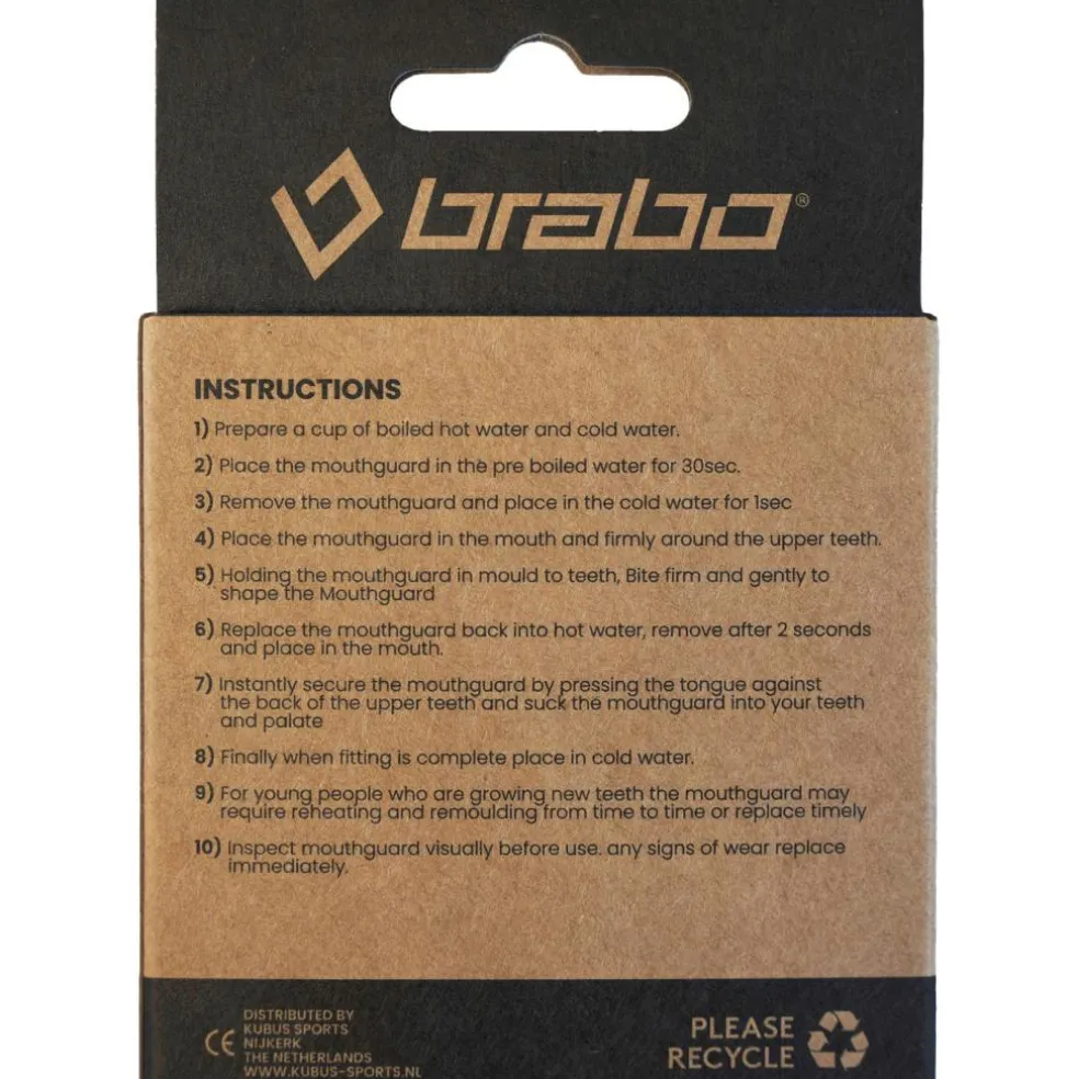 Brabo gebitsbeschermer junior trans pink white