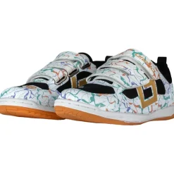 Brabo Indoor Velcro zaalhockeyschoenen junior marble black