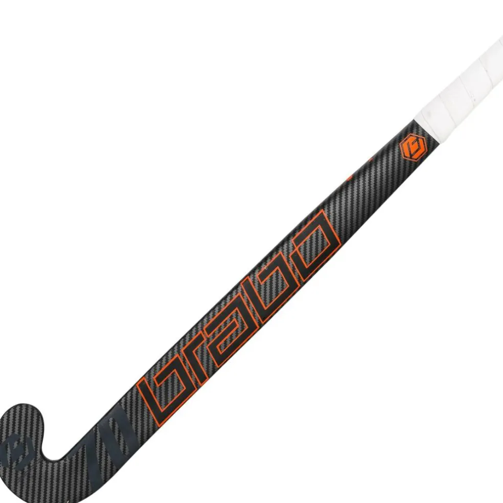 Brabo IT Traditional 70 Low Bow zaalhockeystick black orange