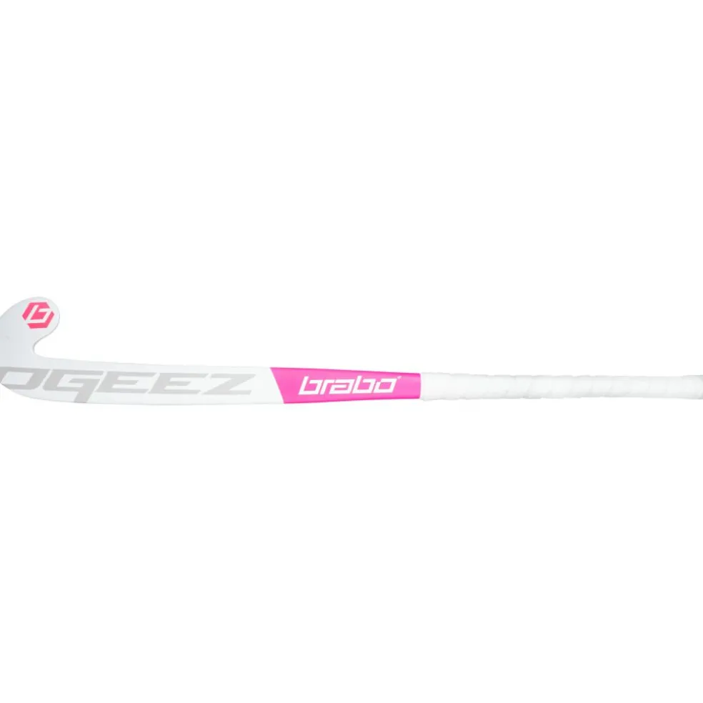 Brabo O'GEEZ Original hockeystick junior pink white