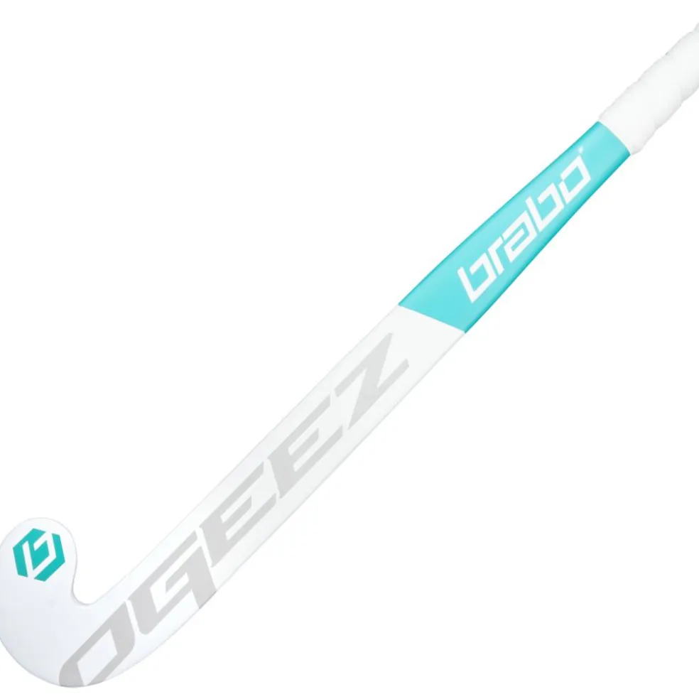 Brabo O'GEEZ Original hockeystick junior aqua white