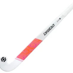 Brabo Pure 40 Pro Bow hockeystick white pink - 36,5 inch