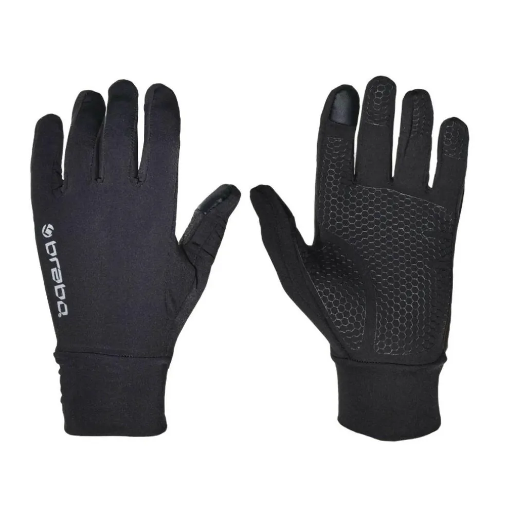 Brabo Tech hockeyhandschoenen black