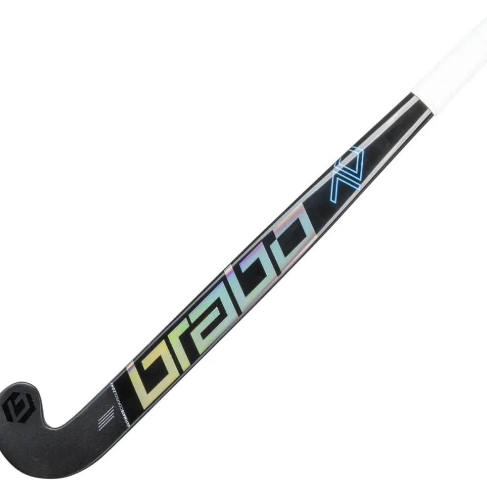 Brabo Traditional Carbon 70 Extreme Low Bow hockeystick black blue