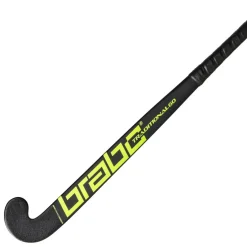 Brabo Traditional Carbon 60 Classic Curve hockeystick black neon green