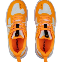 Brabo Tribute hockeyschoenen junior orange white inclusief slippers
