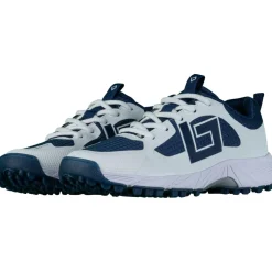 Brabo Tribute hockeyschoenen junior navy white inclusief slippers