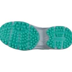 Brabo Tribute hockeyschoenen junior aqua white inclusief slippers