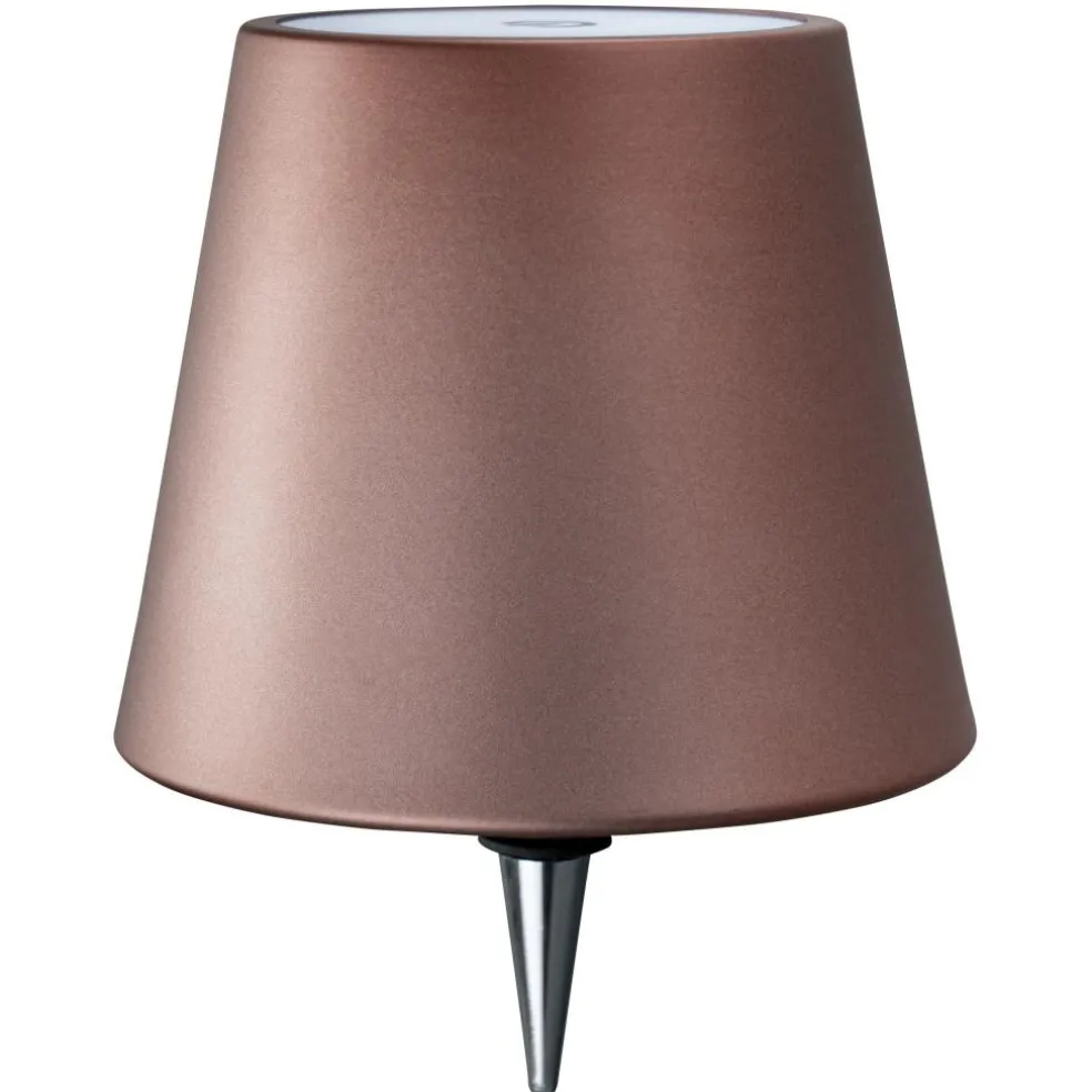 Calex Flessenstop met verlichting bronze