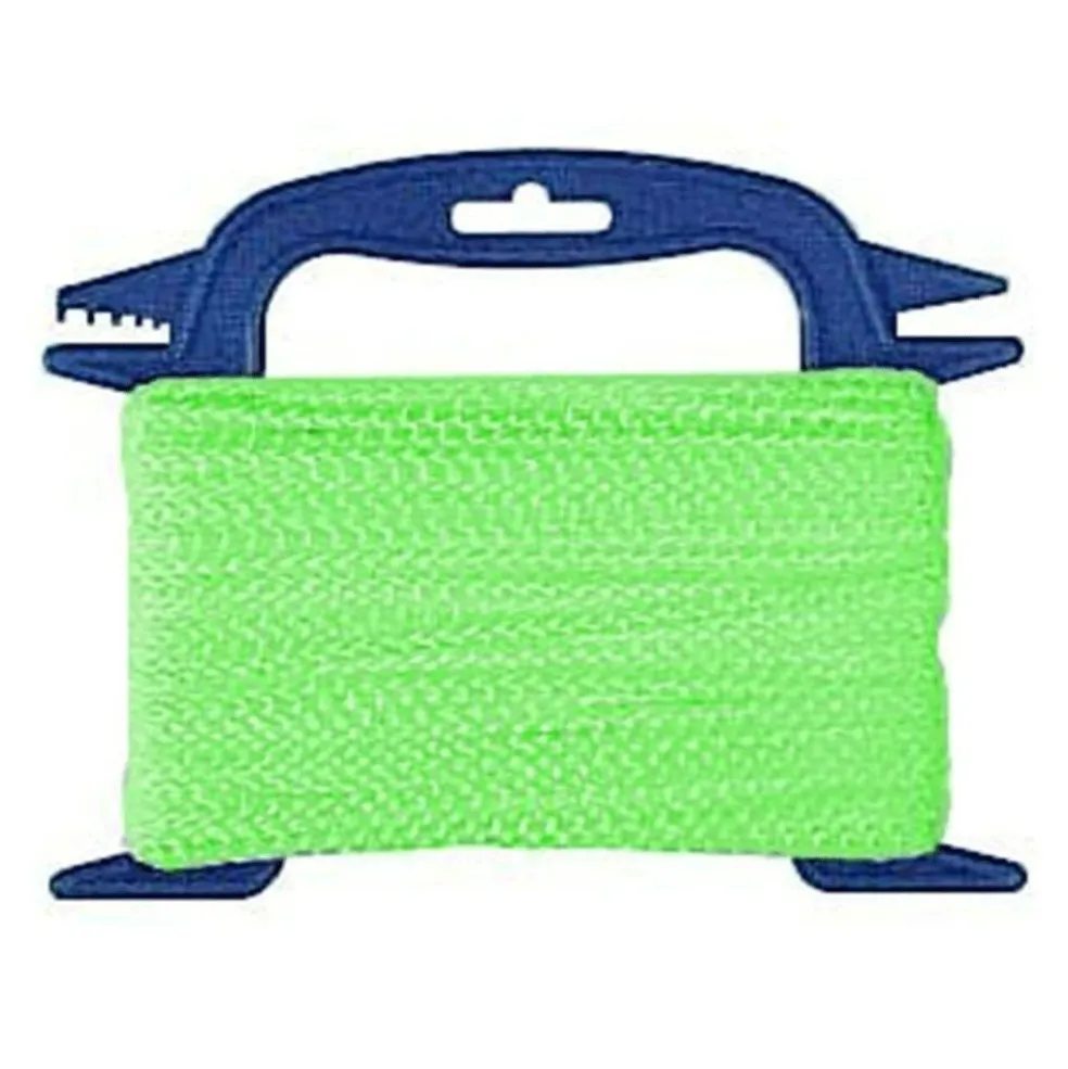 Campking Nylon scheerlijn op haspel 20 meter neon green