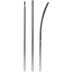 Campking Spanstok gebogen staal 22 / 19 mm 165 - 255 cm