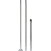 Campking Stormstok met voet staal 25 / 22 mm 170 - 250 cm