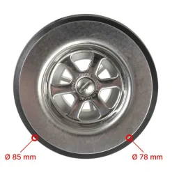 Can Afvoerplug met stop 1 1/4