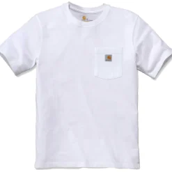 Carhartt Relaxed Fit Heavyweight K87 Pocket shirt heren white
