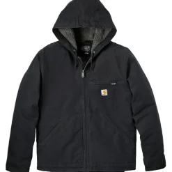 Carhartt Relaxed Fit Washed Duck Shepa Lined winterjas heren black