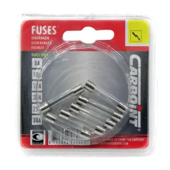 Carpoint glaszekering assortiment set van 6 stuks