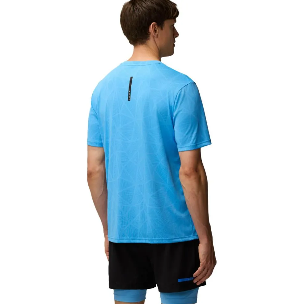 Castore Engineered Knit shirt heren cool blue black