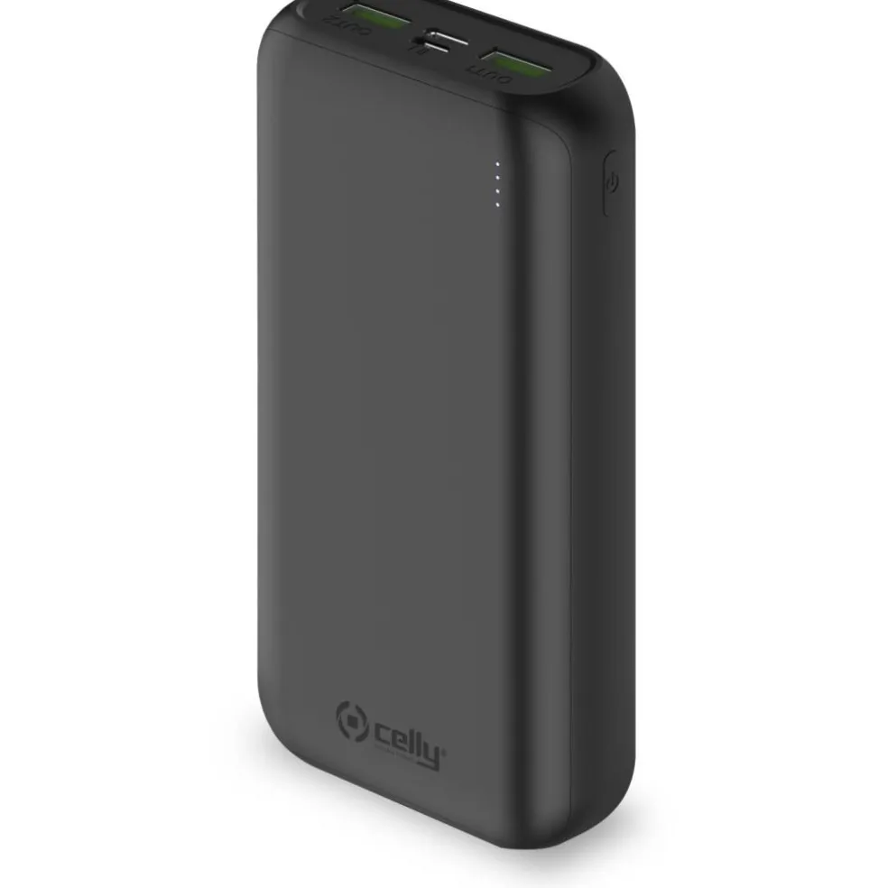 Celly 20.000 Mah powerbank zwart