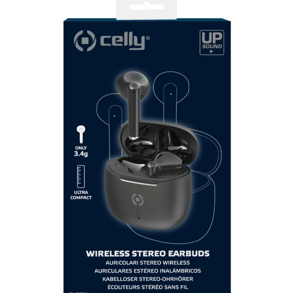 Celly Buz2 True Wireless oordoppen zwart