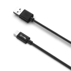 Celly USB naar USB-C kabel 1 meter black