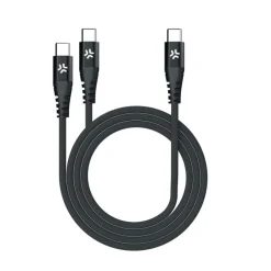 Celly USB-C-ingang oplaadkabel zwart 1,3 meter